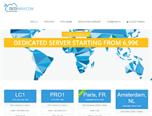 Tablet Screenshot of dedimax.com